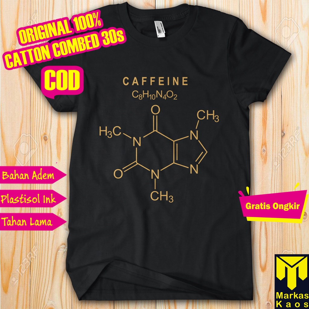 Kaos Distro Murah Catton Combet  30s Senyawa Kimia