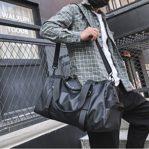 PROMO Tas Selempang Pria keren murah IMPORT Tas Gym Jinjing Travel Bag ck 9902-1