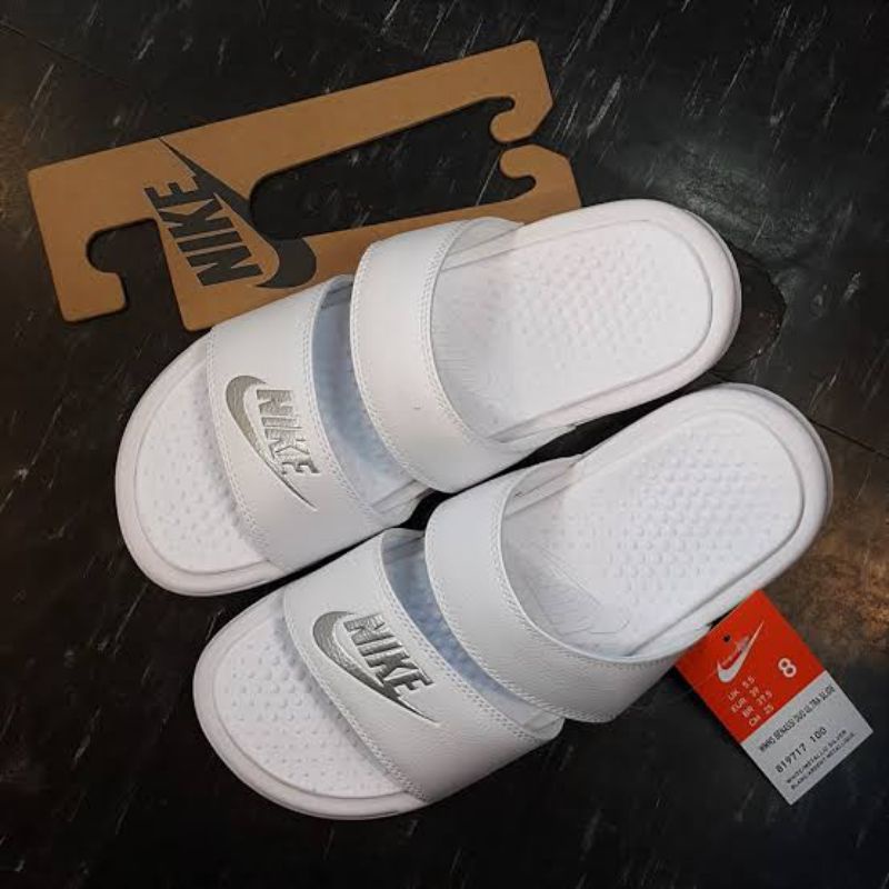 Sandal Nike Benassi Duo Ultra slide sendal slop casual sporty Nike Double Strap Sandals