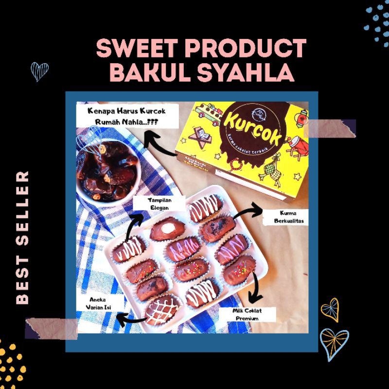 

PO LEBARAN Kurma Coklat Terbaik Mix Rasa / Kurcok