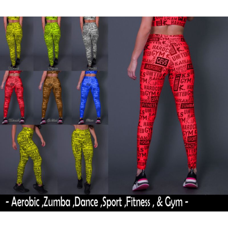 Legging skai gevsportwear / legging celana senam