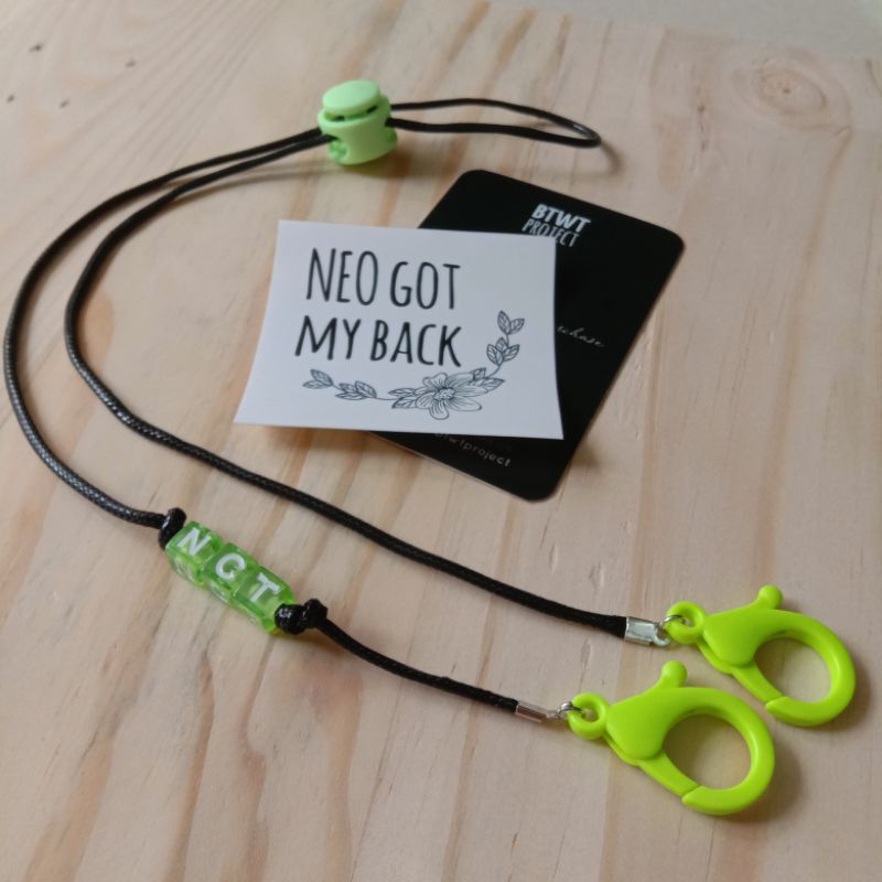 NCT Neon Green - Cheer Up Mask Strap