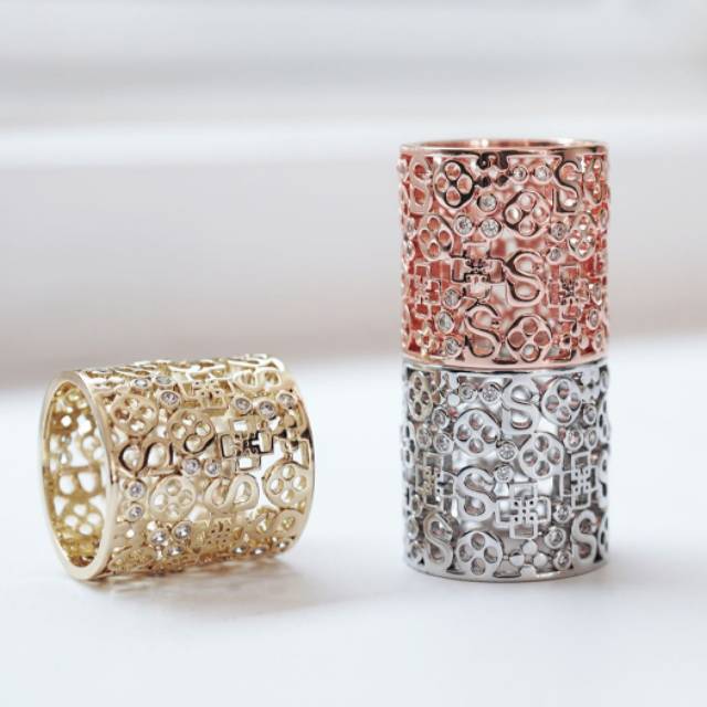 Buttonscarves Ring Bros - Ring Brooch