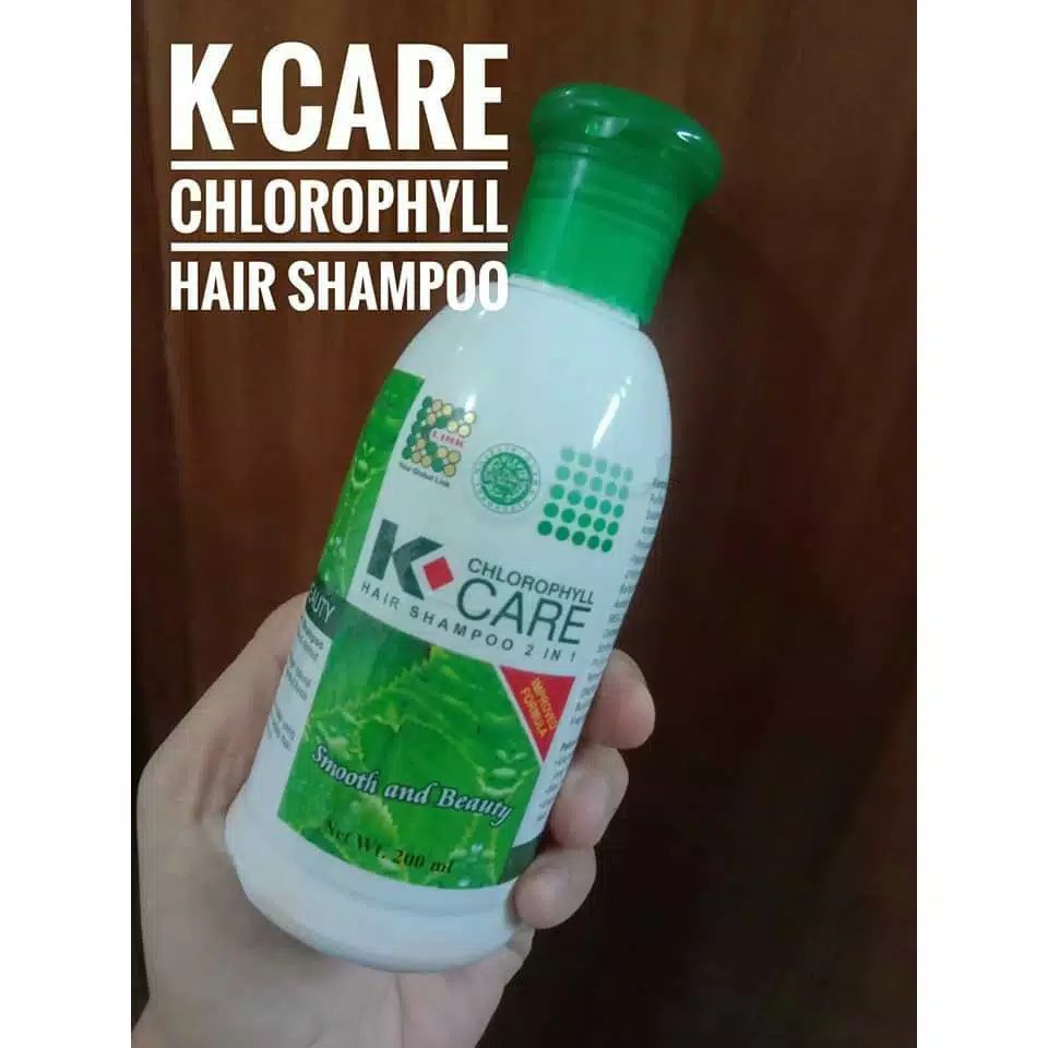 SHAMPO RAMBUT K-CARE CHLOROPHYLL /SAMPHO LABEL HALAL/ UNTUK SEGALA JENIS RAMBUT