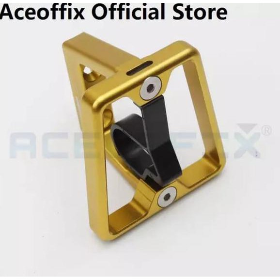 Aceoffix Brompton Front Carrier Alloy - Brompton Front Block Carrier  Gold