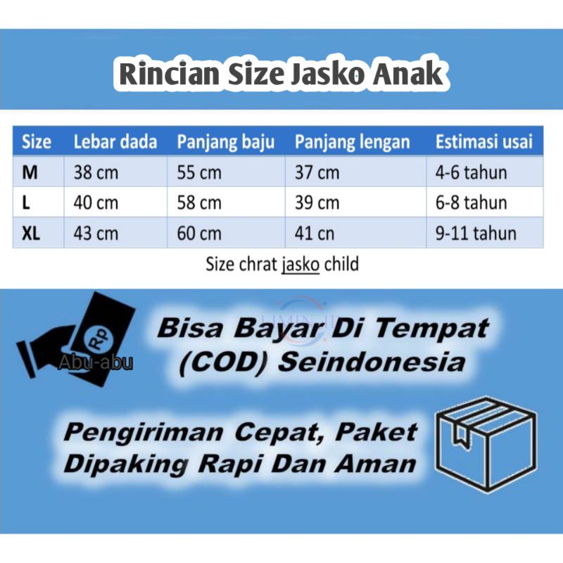 Jasko Atasan anak Baju Jas Koko anak Laki Laki Pakaian anak muslim jaskoko jasco hightiwist tebal adem