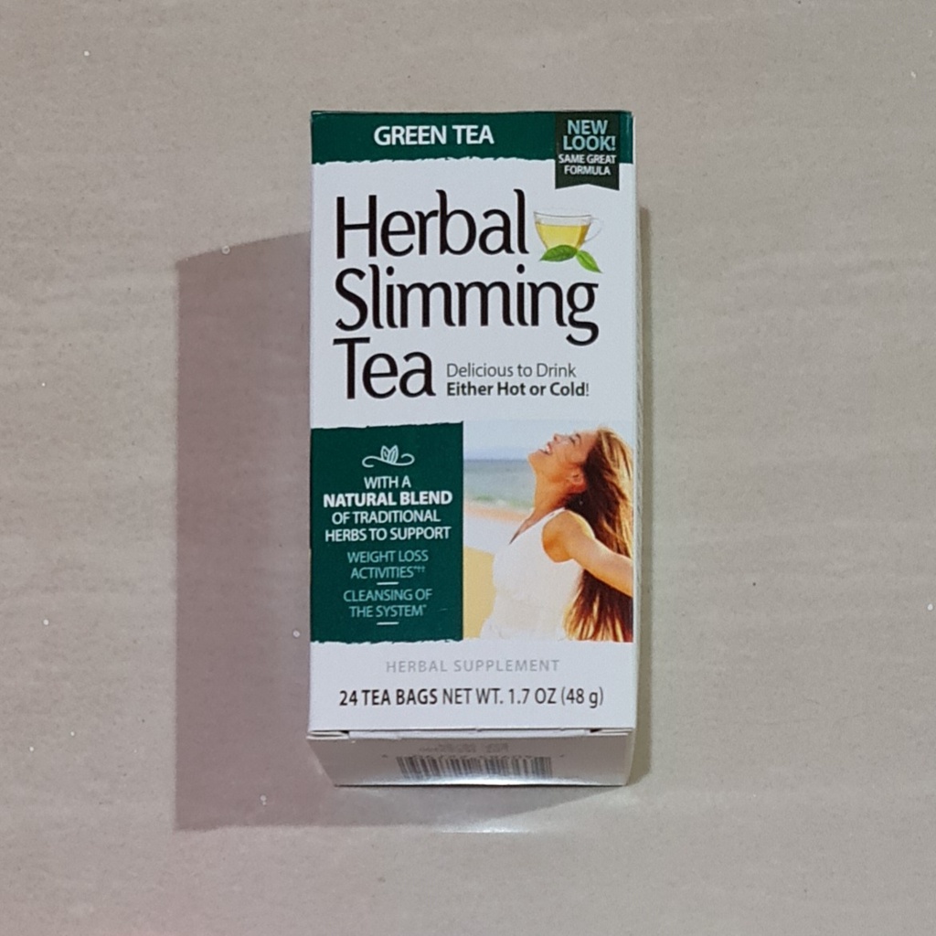 Teh Herbal 21st Century Green Tea Herbal Slimming Tea 48 Gram