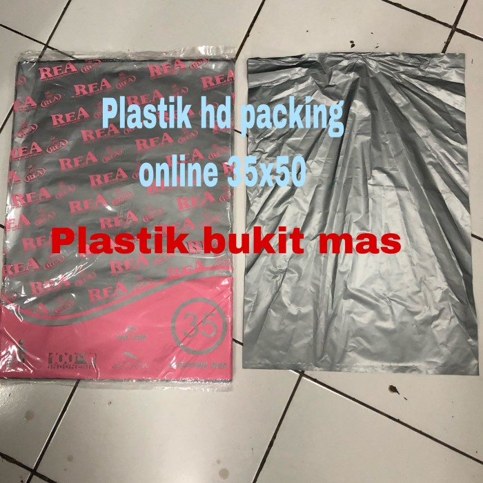 

Kantong plastik HD REA tanpa plong 35x50 no pond tebal packing online