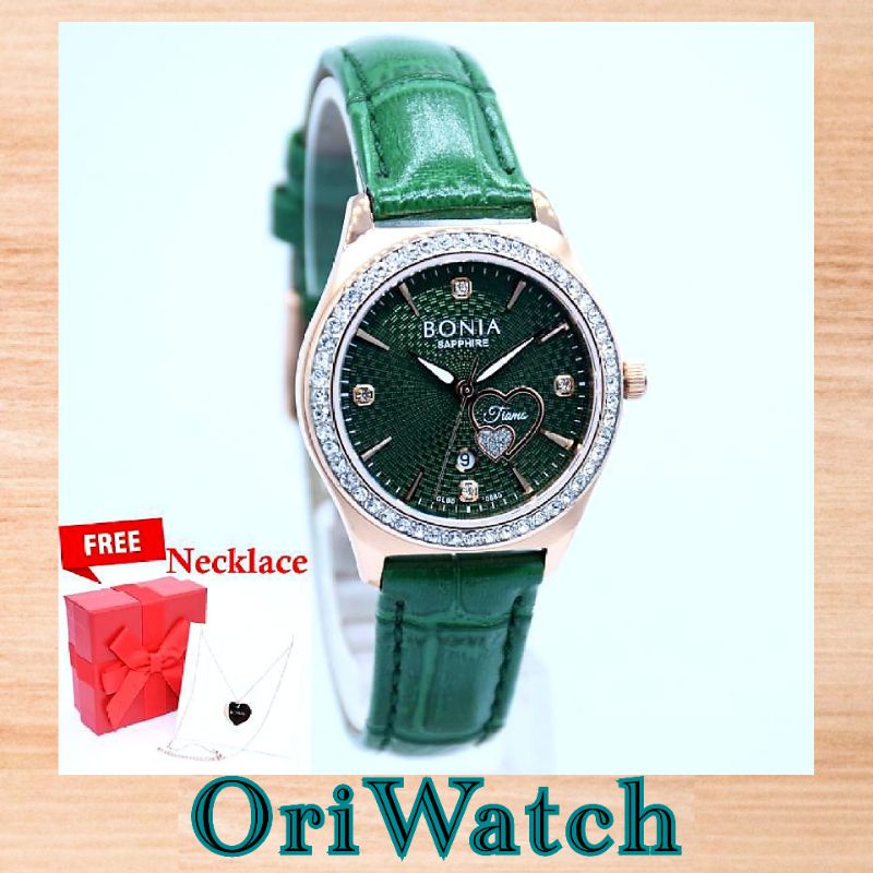 JAM TANGAN WANITA BONIA BNB10680-2592S SAPHIRE ORIGINAL FREE KALUNG