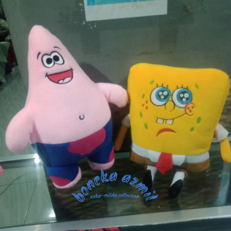 Boneka spongebob/patrick (sepasang) b