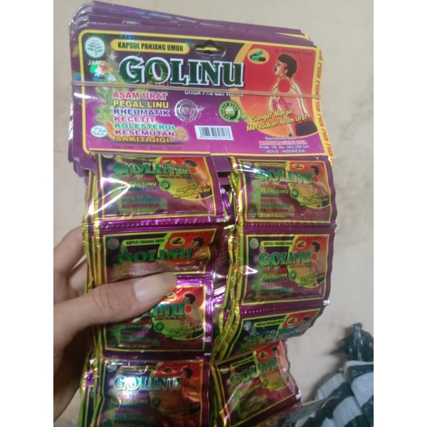 

GOLINU jamu herbal asam urat Original