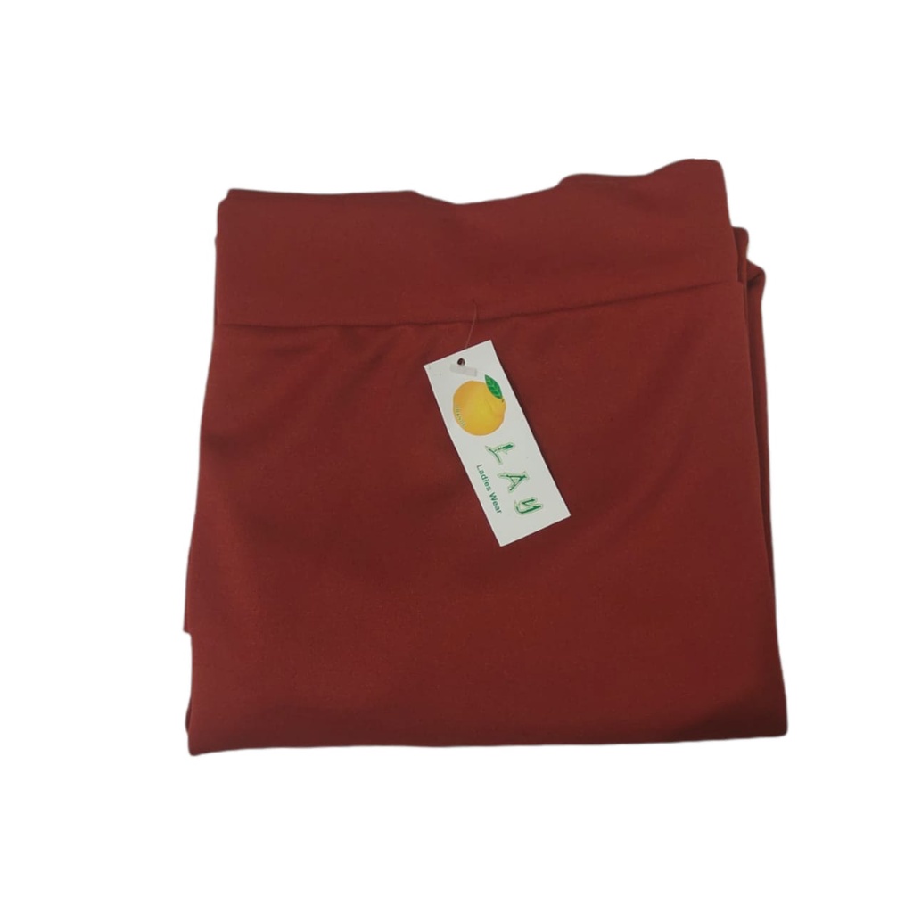 Rok Jodda Scuba Premium // Rok Payung murah // Rok Scuba premium-Merah Bata