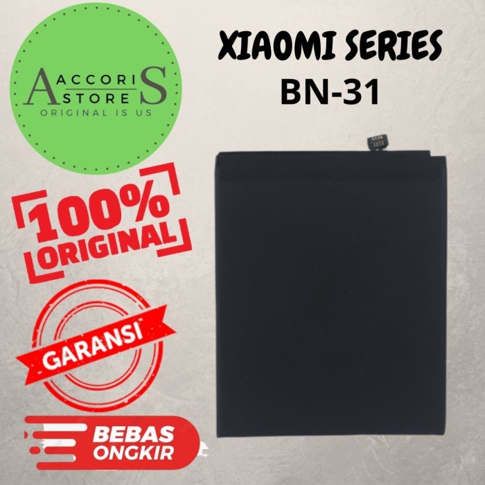 Batre baterai XIAOMI MI A1 / REDNOT 5A & 5A PRIME  BN-31 ORI 100%  (XIAOMI)