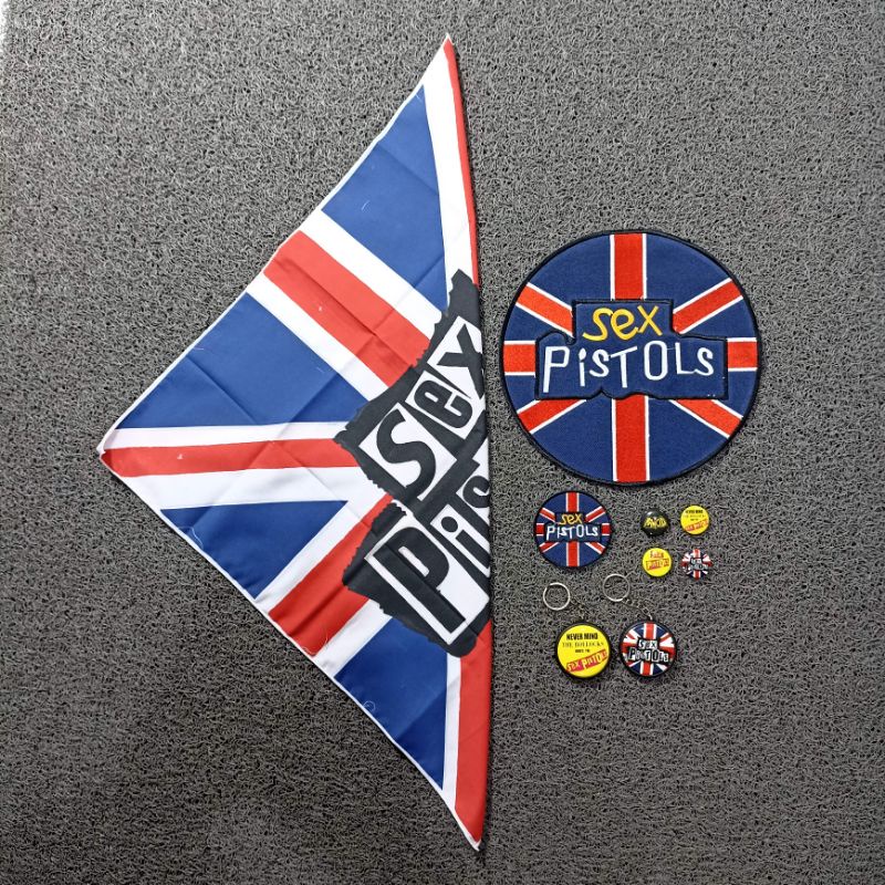 BACKPATCH BORDIR SEX PISTOLS ENGLAND BEST QUALITY TERLARIS