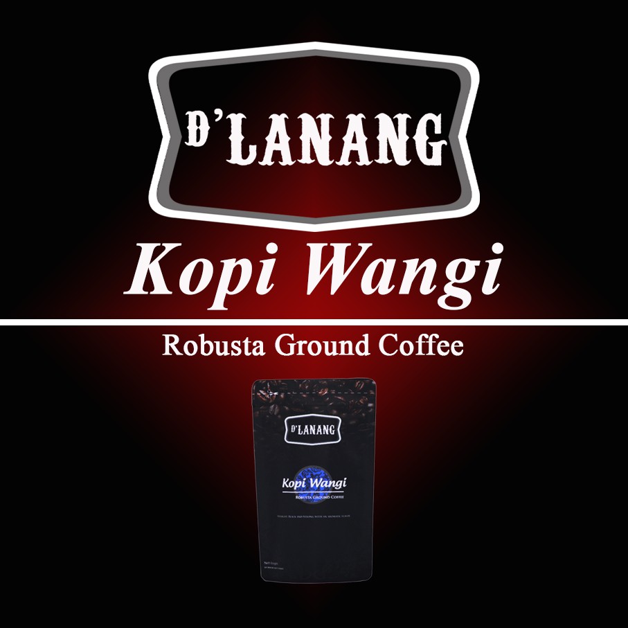 

Robusta Ground Coffee D Lanang Kopi Wangi BPOM Halal