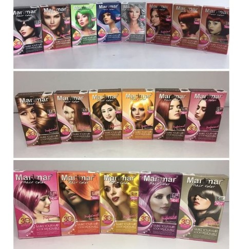 MARIMAR Hair Color 3D Color Effect 30ml x 2 | Pewarna Rambut Cat Rambut by AILIN