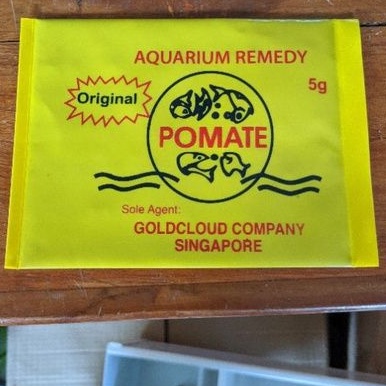 POMATE Obat Ikan Hias Koi Arwana Antibiotik Jamur