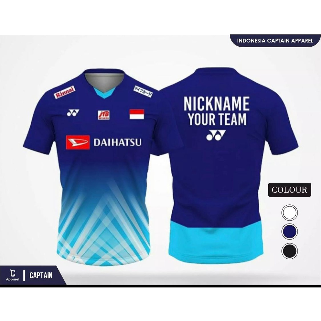 Jual Jersey Olahraga Full Printing Badminton Bulutangkis Yonex Shopee