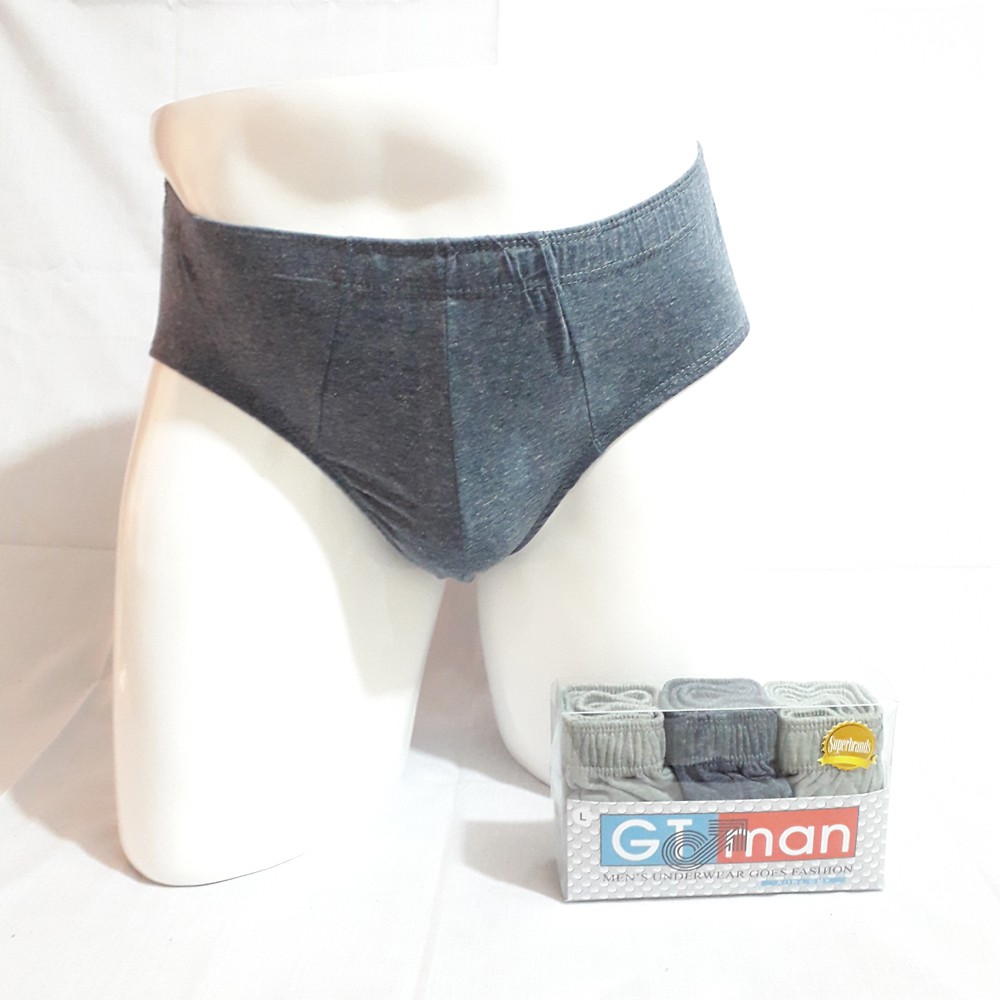 [3 pcs] Celana Dalam Pria Gtman GMX / 1 Box CD Brief