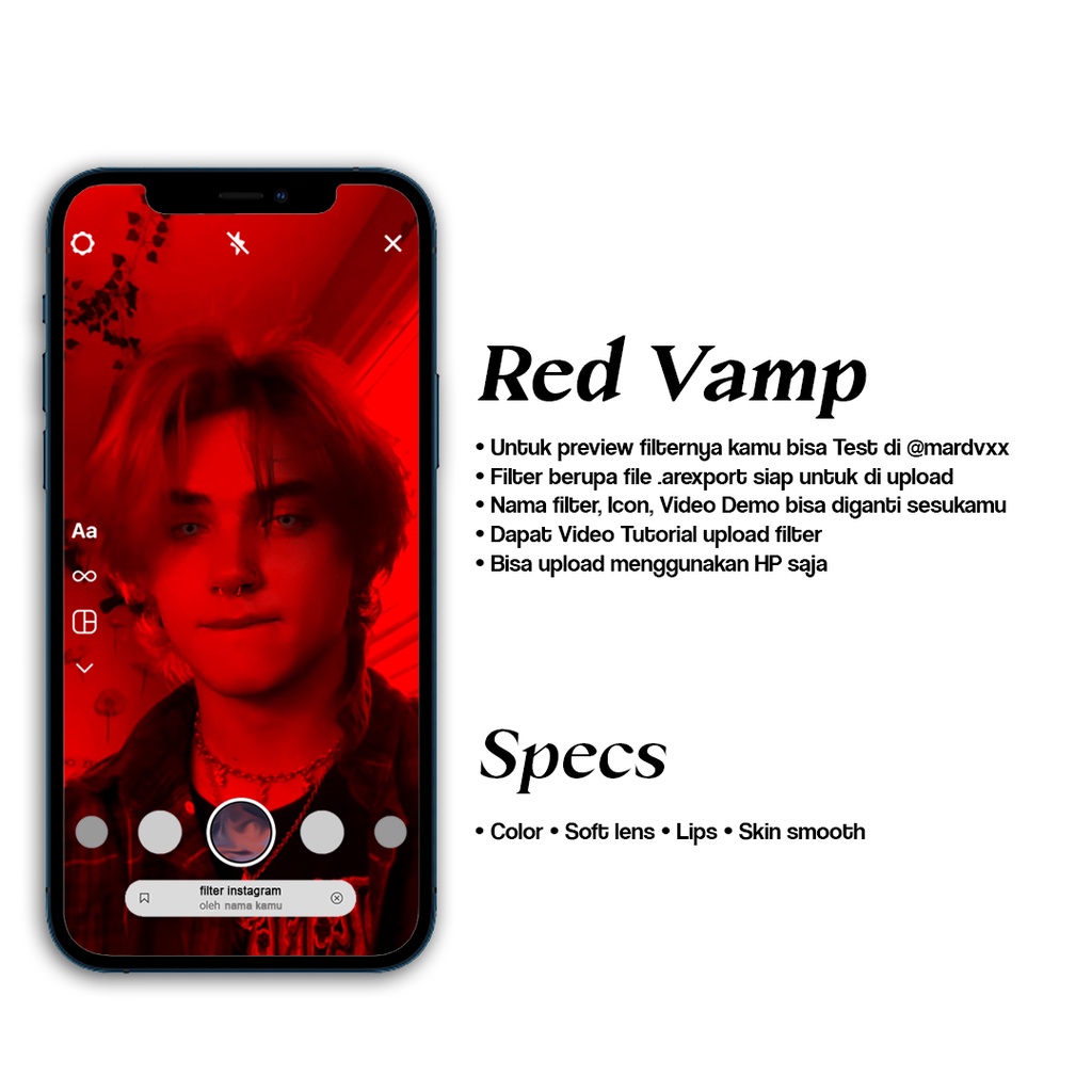 FILTER INSTAGRAM - RED VAMP by MARDVXX