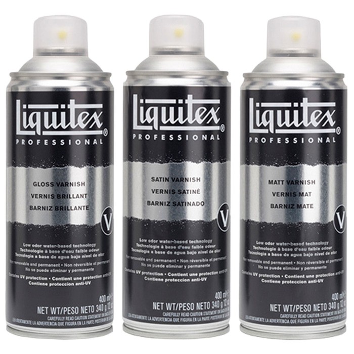 

Acrylic Varnishes Liquitex spray varnish Matte