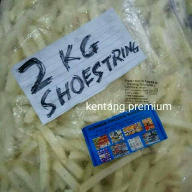 

Shoestring 2 kg import polos kentang goreng premium
