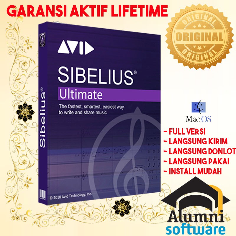 [FULL VERSION] Avid Sibelius 8 Mac Software - GARANSI AKTIVASI