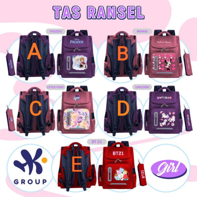 TAS RANSEL HK GRUP (GIRL) Batch 2