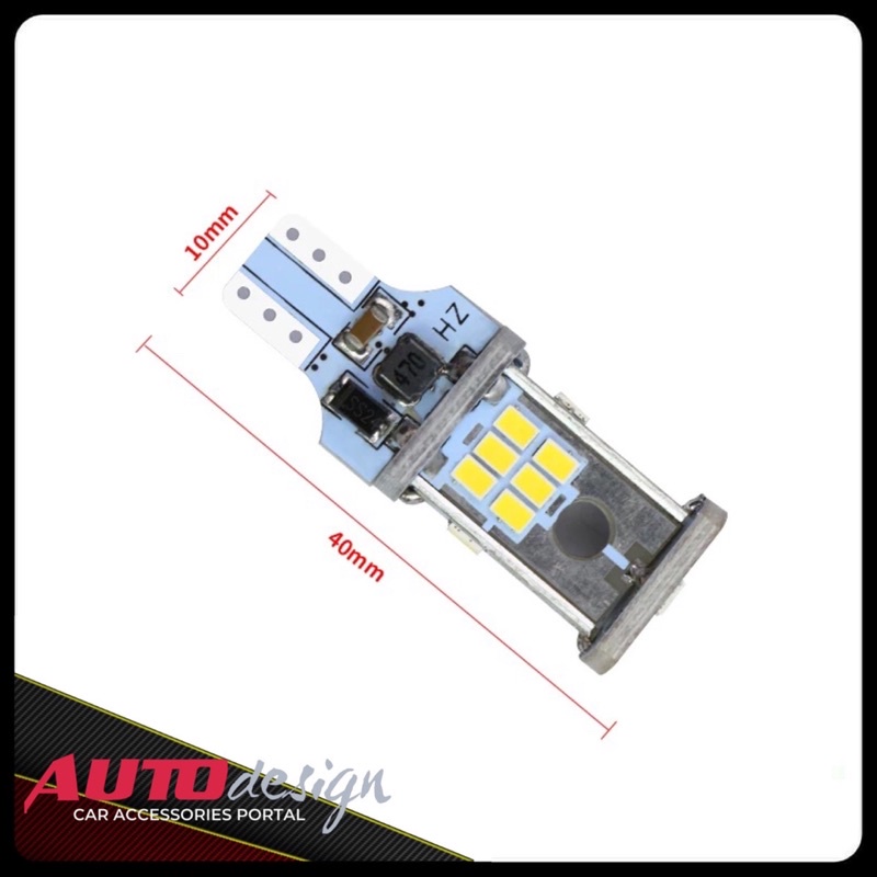 Lampu Led Mobil Motor T15 T10 W16W Chip 3020 18 Mata Led Alumunium Canbus Super Terang