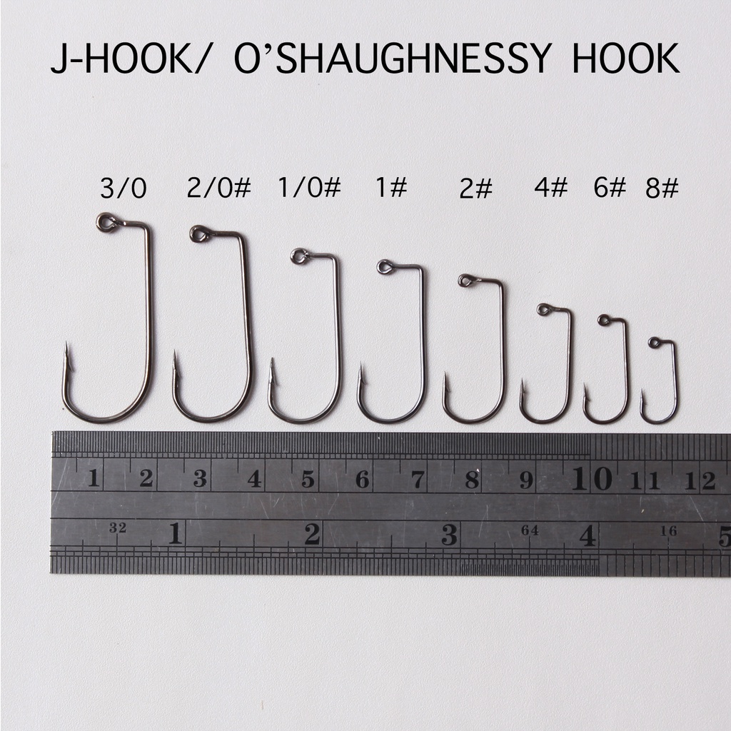 Kail Soft Lure J Hook Shaughnessy Hook