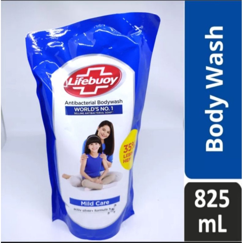 LIFEBUOY SABUN CAIR MILD CARE 825ml (biru)