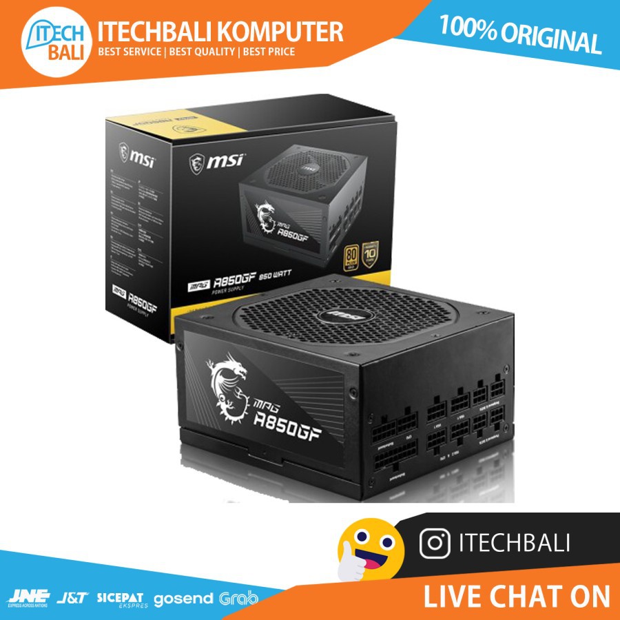 PSU MSI MPG A650GF 650W 80+ Gold | ITECHBALI