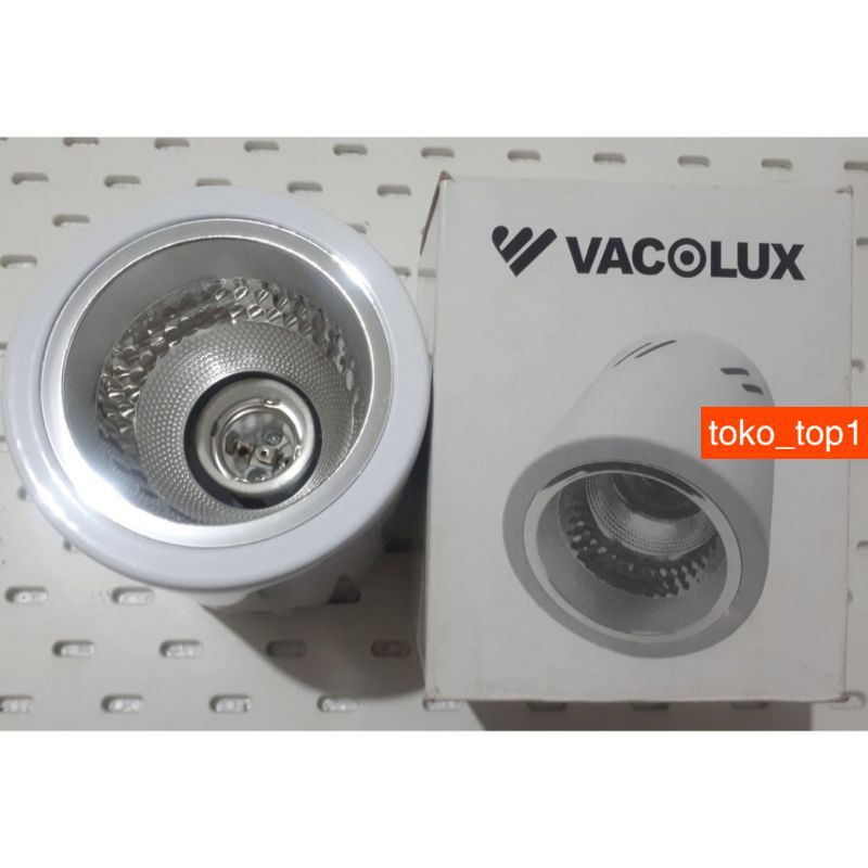 VACOLUX Downlight OB Tempel Outbow Bulat Hitam / putih  4&quot; 4inch E27