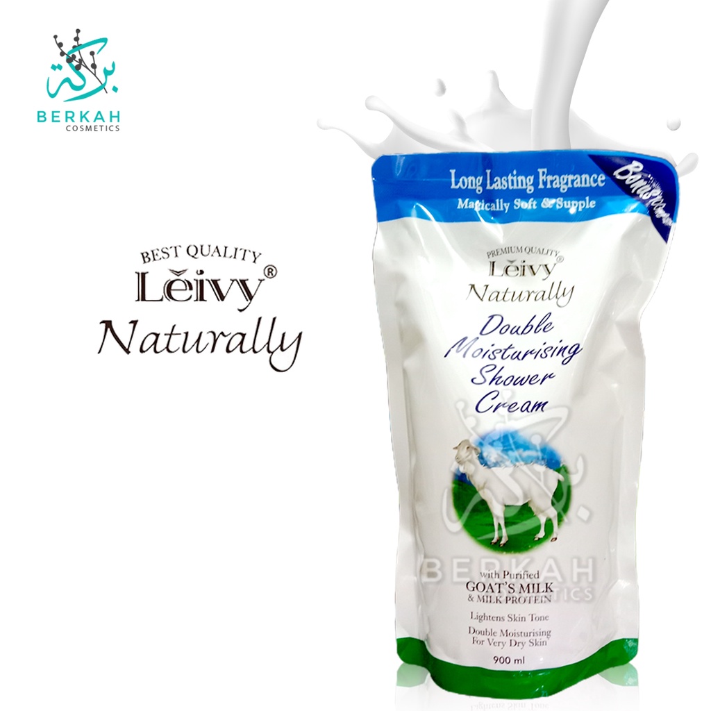 Leivy Shower Cream Goat Milk [Refill] 900ml