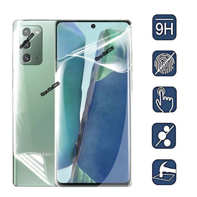 SAMSUNG S20 FE S20 S20+ S20 PLUS S20 ULTRA S20FE ANTI GORES HYDROGEL PLASTIK BELAKANG SCREEN GUARD GEL BACK PELINDUNG BELAKANG ANTI JAMUR SKIN