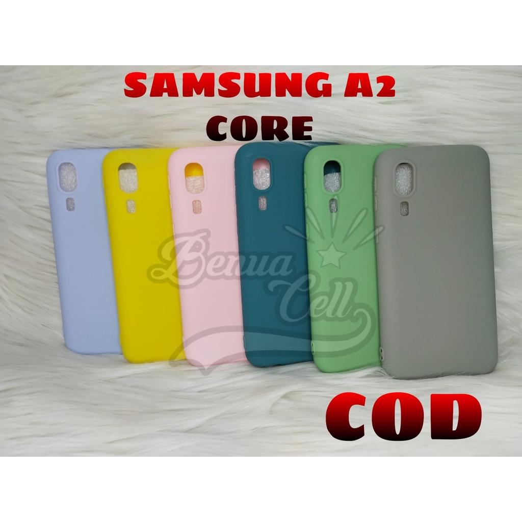 SOFTCASE MACARON SAMSUNG A2 CORE -SAMSUNG A02S // SOFTCASE MACARON PROTECTION KAMERA - BD