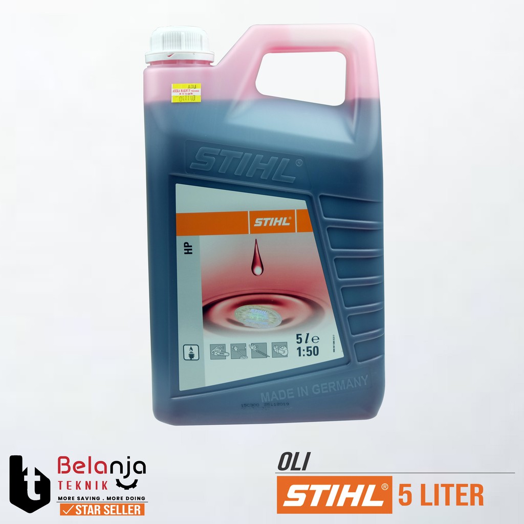 Stihl Oli Mesin Potong Kayu Mesin Potong Rumput 2Tak 5 Liter Oli Stihl