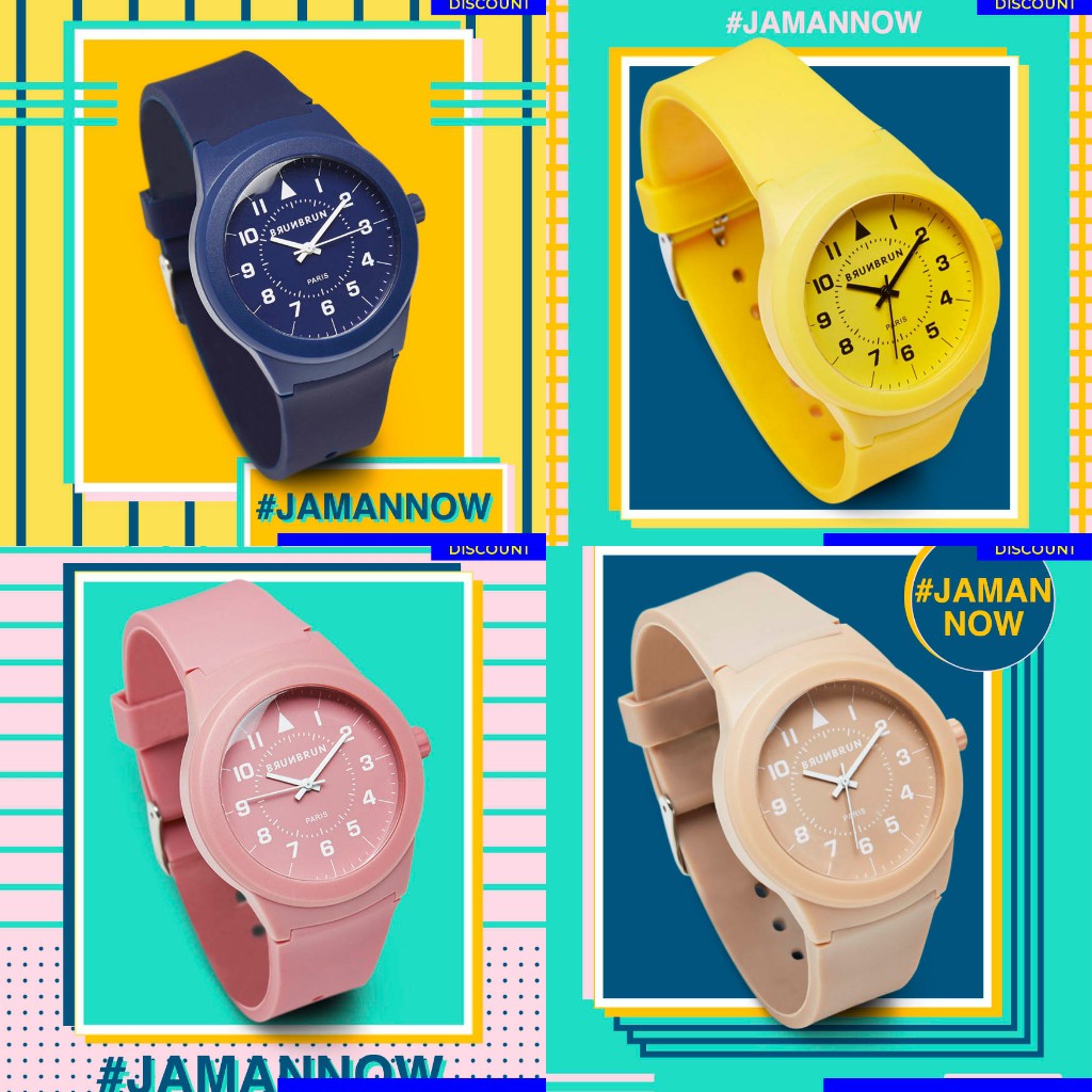 JAM SILIKON BRUNBRUN PARIS MARLO TERBARU MURAH ORI