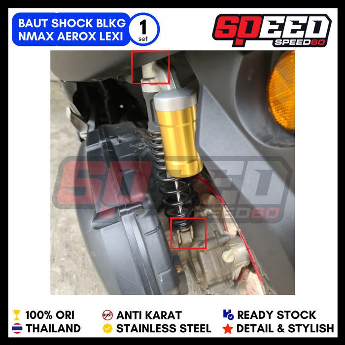 Baut Probolt Shock Belakang Aerox Probolt Thailand Gold Blue