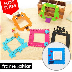 Frame Pinggir Saklar Lampu Motif Kartun Lucu