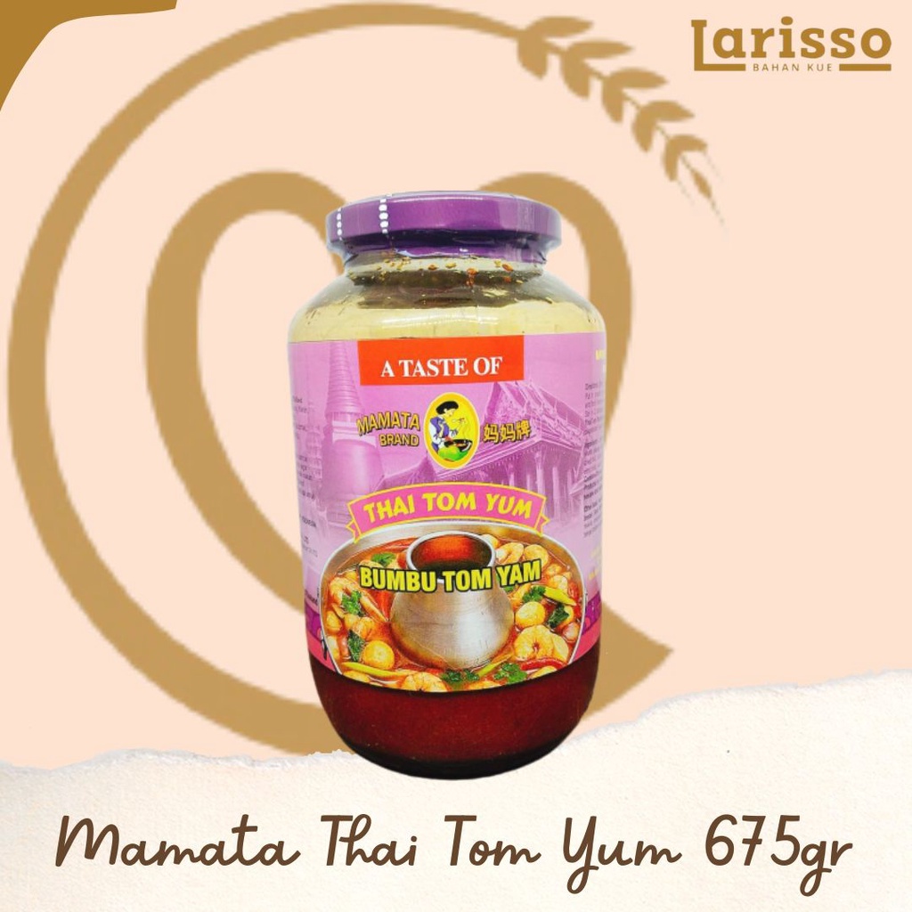 

MAMATA BRAND THAI TOM YUM SAMBAL TOM YUM SEGERA 675GR