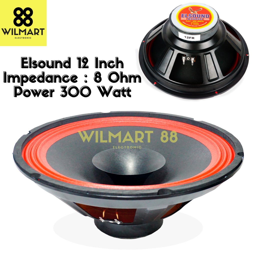 [✅COD] Speaker Elsound 12 inch FULLRANGE Woofer Speaker 12&quot; Full Range