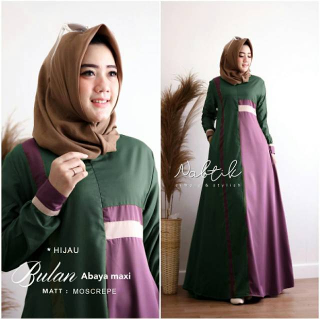 Gamis maxidress BULAN syarii terbaru