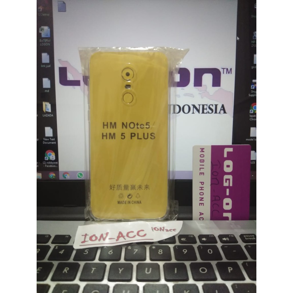 CASE ANTICRACK REDMI 5 PLUS SILIKON ANTISHOCK BENING