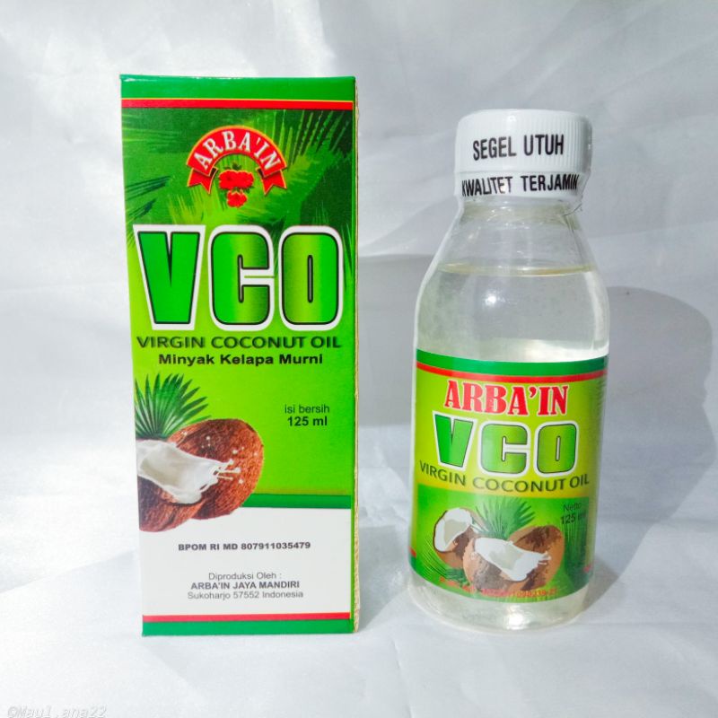 Virgin coconut Oil, Minyak Kelapa Murni 125ml 100ml 60ml asli 100%