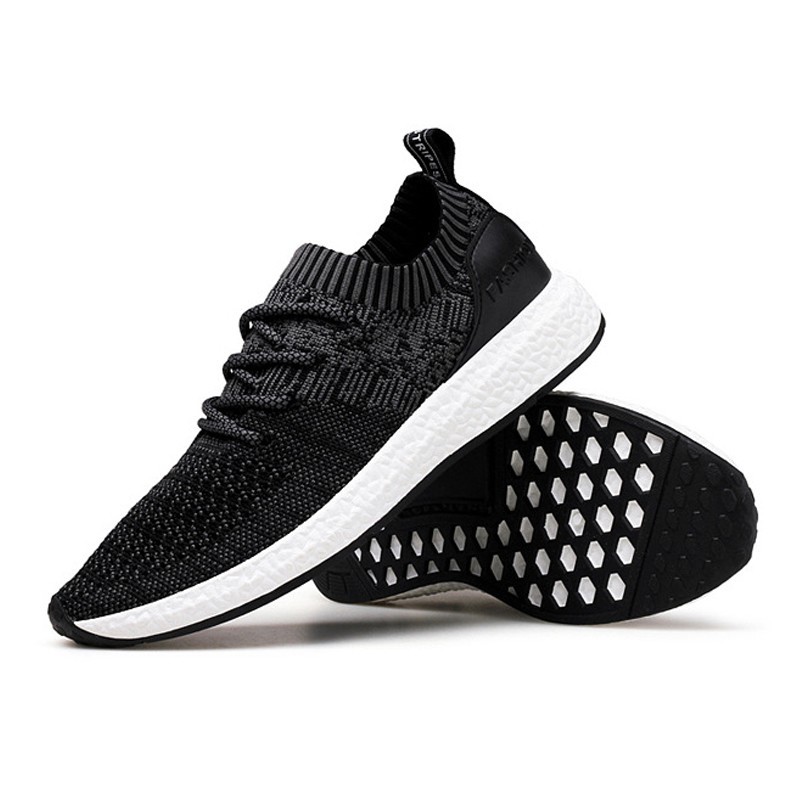 Toread Sepatu Sneakers Sepatu Pria Kasual Sepatu Lari Sport Training Running Shoes Hitam SP201 - A