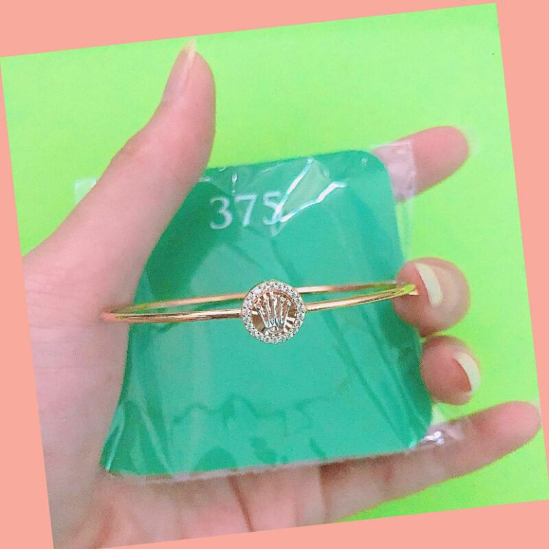 GELANG BANGLE EMAS UBS MODEL ROLEXX BERAT RINGAN KADAR 375