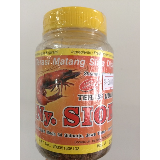 

Terasi Matang Ny. Siok