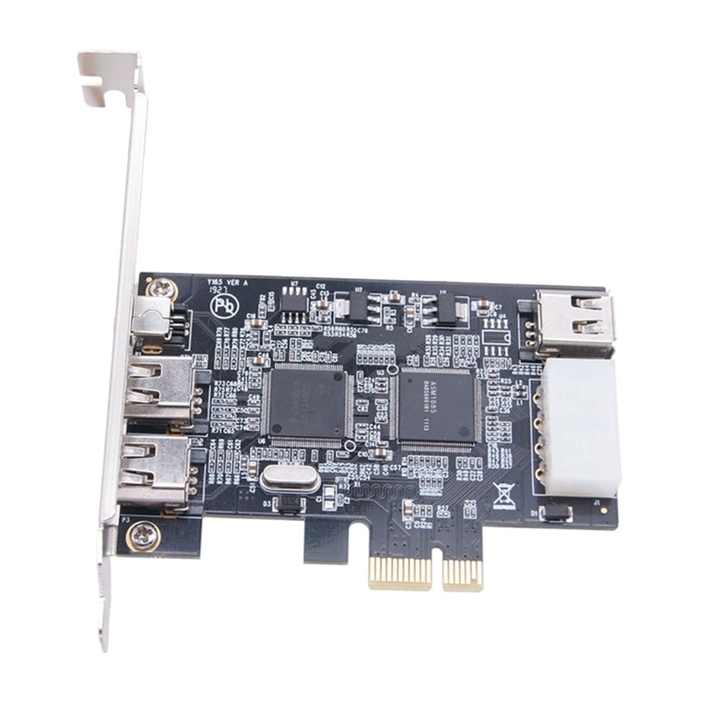 Btsg VT6308P Pcie Video Capture Firewire Card 3x 1394A/+ 4Pin Kit Transmisi Tinggi