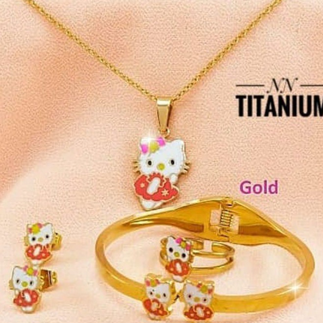 Titanium Set Perhiasan Anak 1901M